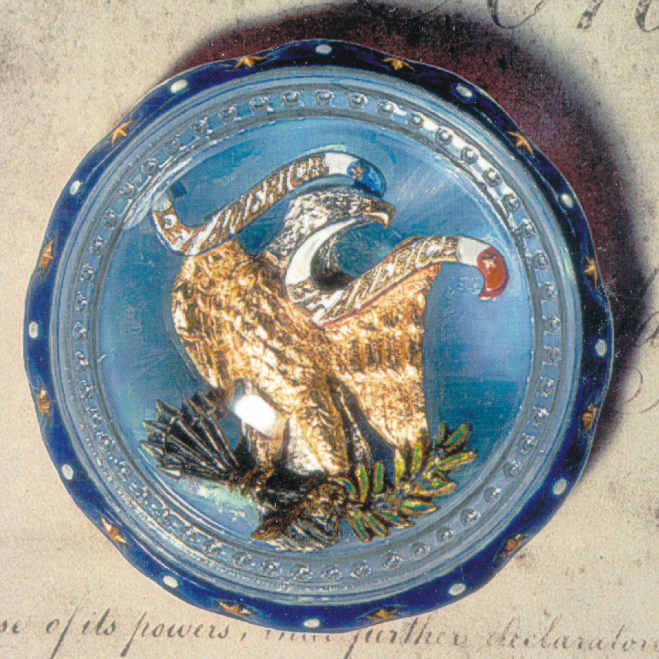 "Let America Be America" LE Bill of Rights Eagle Paperweight